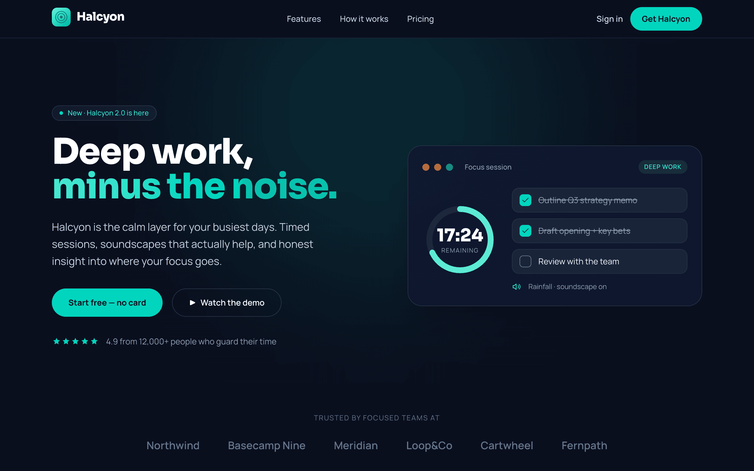Halcyon website